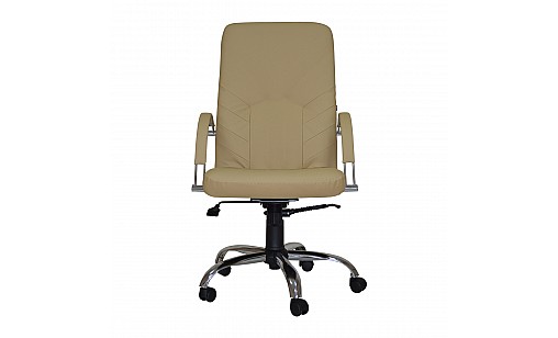 Крісло MANAGER steel chrome comfort anyfix SP-J бежевий