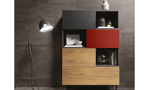 Панель МДФ KronoSpan 0166 UM/UM Базальт (двосторонній) 2800х1220х18 мм - Feelness Ultra Matt Plus