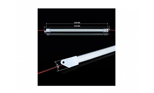 Линейка светодиодная  220V 5730-65  матовая 60см   2 крепления