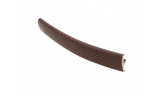 Профиль гибкий Т-образный под плиту 16мм Орех темный однотонный 0148 ДС