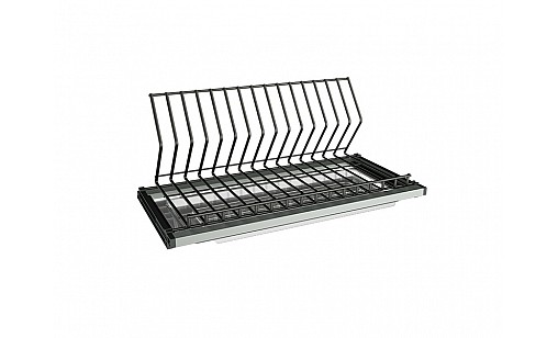 Сушка 600 мм черный хром одноуровневая  Ovalina O-193CPNN Siderplast