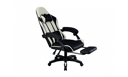 Крісло геймерське FOREST чорне/біле Крісло геймерське FOREST чорне/біле