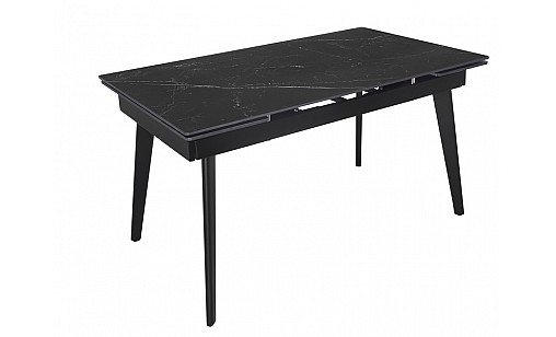 Стіл обідній Genry 1400( 300 300)*800*760 Shks Black Matt