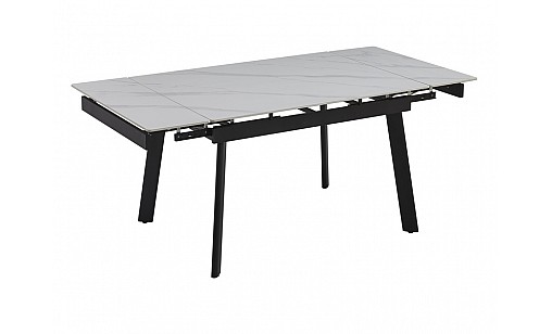 Стіл обідній Velvet 1200(1800)*900*760 Snow White Matt