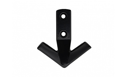 Крючок мебельный DC WR 08 BLKG черный глянец