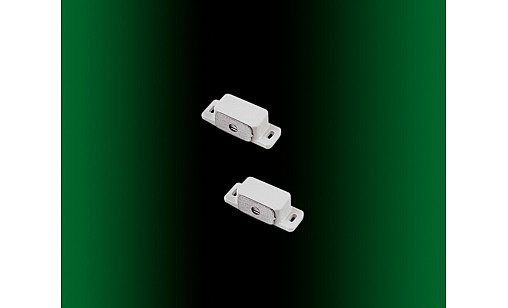 Магніт з відповідною планкою Білий малий