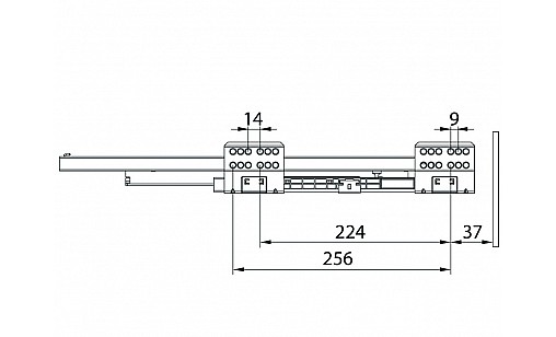 Тандембокс SLIM 18мм L-500 Н=086мм (графіт) ДС ПреміумЛайн Тандембокс SLIM 18мм L-500 Н=086мм (графіт) ДС ПреміумЛайн