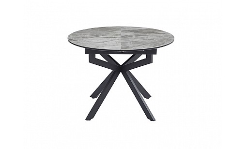 Стол обеденный Atlas 1050(1380)*760 Italy grey Glossy