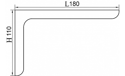 Уголок монтажный с накладкой (кальвадос)