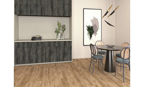 ЛДСП 4416 OV Дуб крафт антрацитовий 2800х2070х18мм SWISS KRONO