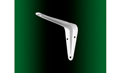 Кутник монтажний металевий 150х125мм білий ДС