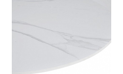 Стіл обідній ОПАЛ D800*760 білий/білий Стіл обідній ОПАЛ D800*760 білий/білий