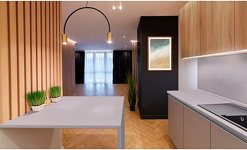 Стільниця LUXEFORM S967 Бiлий Камiнь 1U R3 4200х800х38 мм