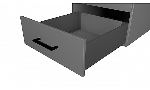 Тандембокс SLIM 18мм L-550 Н=118мм (графит)  ДС ПремиумЛайн