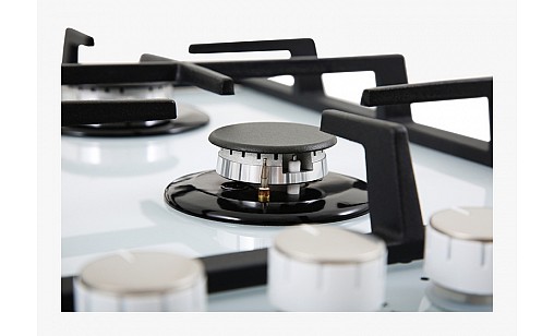 Газова поверхня INTERLINE HGG 764 FGT WA скло білий Газова поверхня INTERLINE HGG 764 FGT WA скло білий