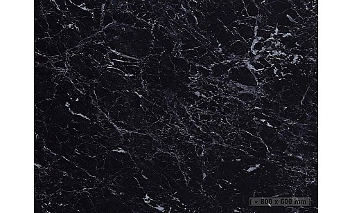 Столешница LUXEFORM L014 Черный Мрамор 1U R3 3050х600х38 мм