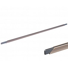 Ручка профільна DL 9389/1052 ChSl/GR Шампань Рифлений/Графіт ДС