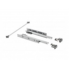 Направляющая скрытого монтажа, полное выдвижение Modern Slide L-500 (16-18 мм) 3D PUSH TO OPEN PB-3D0FPO18-500-PRO