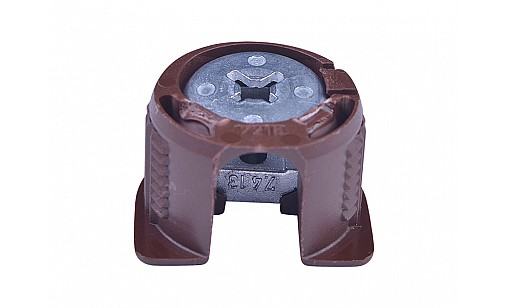 906-6738 Стяжка VB35 16мм пластик, коричневый Hettich