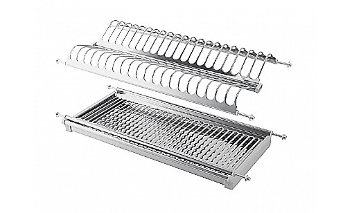 Сушка для посуды 800 мм 280*765*65 нержавеющая сталь OC-A0180-06 GTV