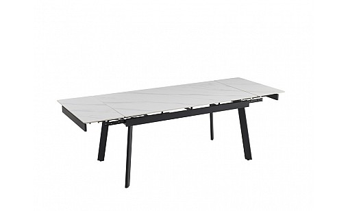 Стіл обідній Velvet 1600(2400)*900*760 Snow white Matt Стіл обідній Velvet 1600(2400)*900*760 Snow white Matt