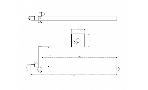 Гачок до системи для передпокою WL 12/L GRM Графіт Матовий ДС Гачок до системи для передпокою WL 12/L GRM Графіт Матовий ДС