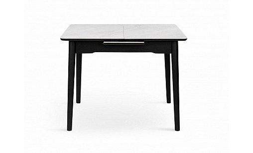 Стіл обідній НЕПТУН 950(1250)*750*760 бетон сіро-бежевий/чорний