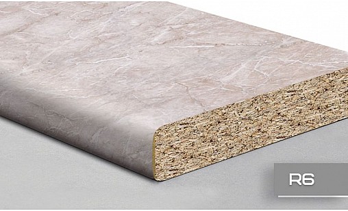 Стільниця LUXEFORM W959 Мармур Россо 2U R6 3050х600х38 мм