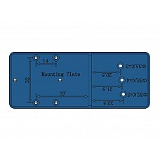 ДТС Шаблон для разметки под ответные планки JB37W