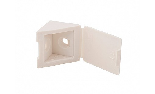 Кут пластиковий одинарний крем (M-005608)