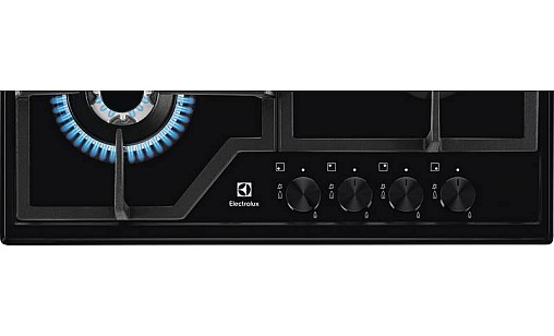 Газова поверхня ELECTROLUX KGS6436K сталь чорний