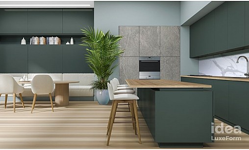 Фасад МДФ LUXEFORM FN-052 iS Багамський Камінь Текстурний (пластик білий) 17,7 мм - idea