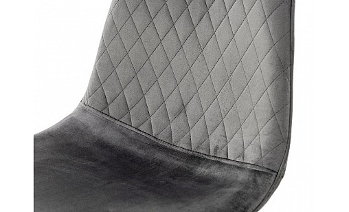 Стілець MARS чорний/велюр сірий Стілець MARS чорний/велюр сірий