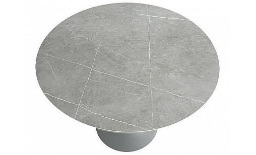 Стол обеденный DT-449 D900*720 керамика Серый Стол обеденный DT-449 D900*720 керамика Серый