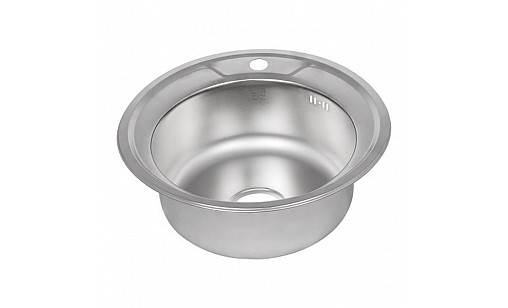 Мойка нержавеющая LIDZ 490-A Satin 0,8*180 мм