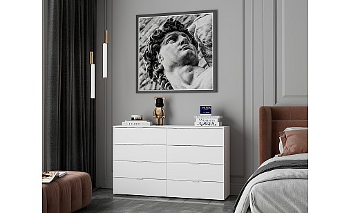 Комод ASTI-8 Білий