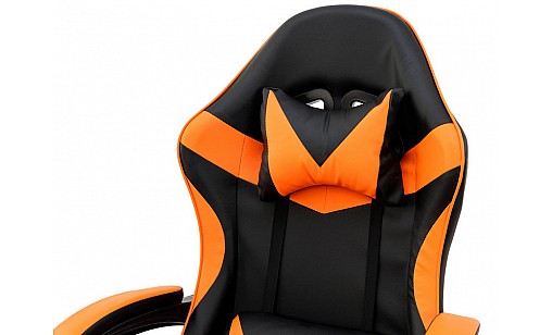 Крісло геймерське SLIM чорне/помаранчеве Крісло геймерське SLIM чорне/помаранчеве