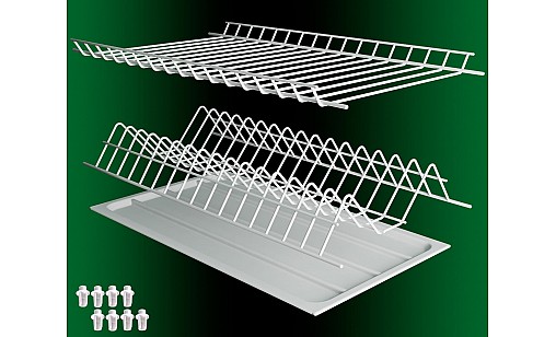 Сушилка для посуды в секцию 500мм термопластичная Белая ДС СтандартЛайн