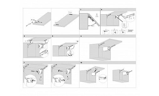 Механізм підйомний Single Medium Графіт