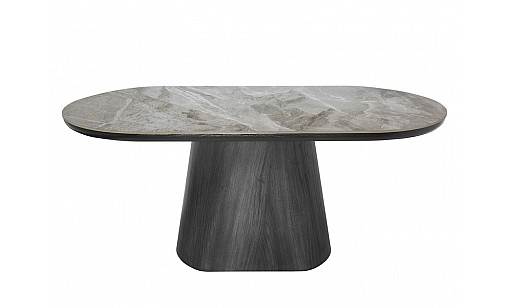 Стіл обідній Clement 1800*900*750 Italy grey Glossy