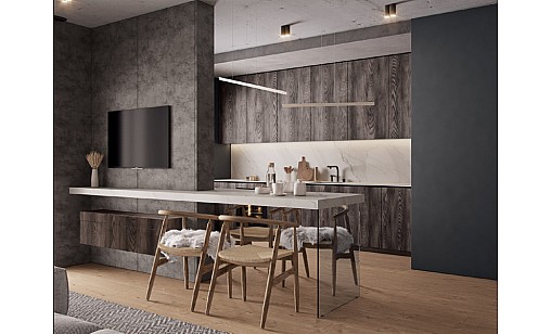 Панель МДФ KronoSpan 0164 HG/BS Антрацит (полистир. пленка) 2800х1220х18 мм - Feelness High Gloss Панель МДФ KronoSpan 0164 HG/BS Антрацит (полистир. пленка) 2800х1220х18 мм - Feelness High Gloss