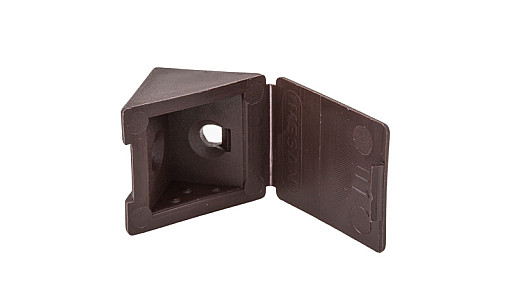 Уголок пластиковый одинарный венге (M-005610)
