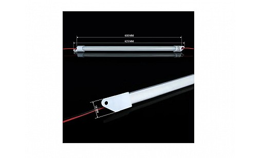 Линейка светодиодная  220V 5730-65  матовая 60см   2 крепления