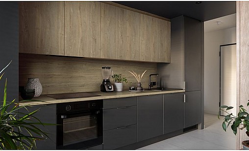 Стільниця LUXEFORM L153 Дуб Лестер 2U R6 4200х800х38 мм