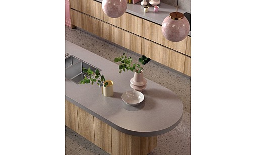 Стільниця KronoSpan K523 PE Платинум Диск 1U R3,3 4100х635х38 мм вологост.