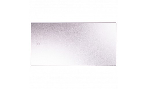 Блок врезной на 3 розетки с выдвижной крышкой (алюминий)