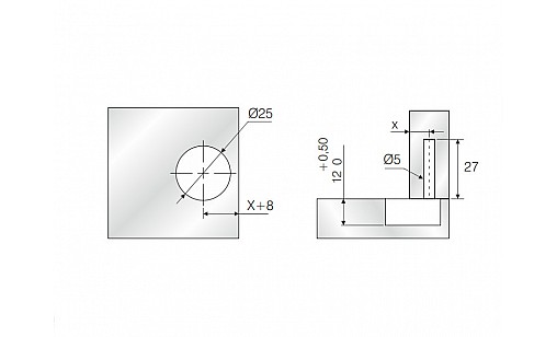 Стяжка корпусна Montefix d25*12 мм кремова 102-01-08-304 Стяжка корпусна Montefix d25*12 мм кремова 102-01-08-304
