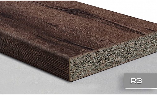 Столешница LUXEFORM L0222 Хортица 1U R3 3050х600х38 мм влагост.