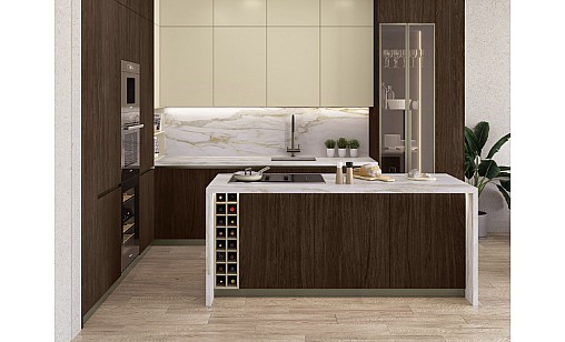 Панель МДФ KronoSpan K681 UM/UM Макадамия (двусторонний) 2800х1220х18 мм - Feelness Ultra Matt Plus