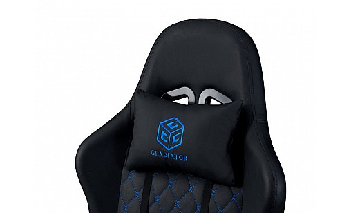 Крісло геймерське SWITCH чорне/синє